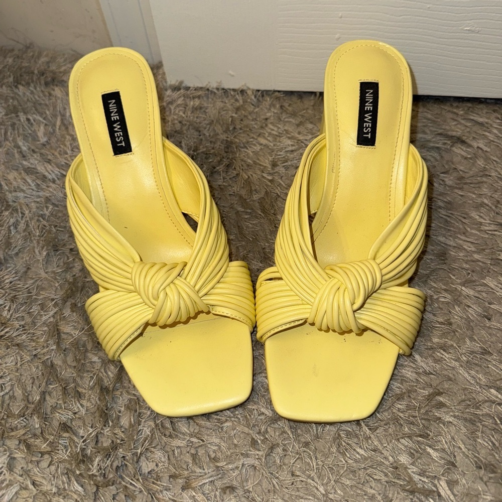 Yellow Nine West Heels!